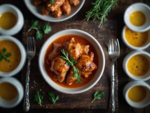 Frango ao Molho de Laranja com Ervas Finas