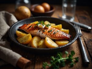 Peixe à Brás com Batatas e Ovos